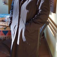 Cappotto lungo donna imbottito con cappuccio