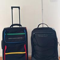 2 Trolley da cabina + 1 borsa porta pc