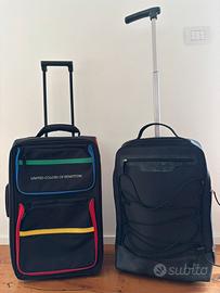 2 Trolley da cabina + 1 borsa porta pc