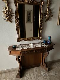 Consolle in legno massello