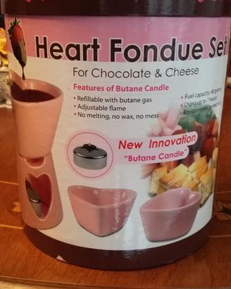 SET  PER FONDUTA   HEART