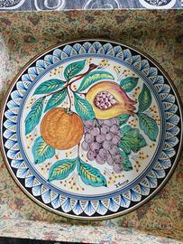Piatto in ceramica artistica Firenze dipinto mano