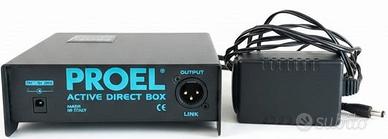 DI Box Attiva Proel DBA1CH Direct Box per Strument