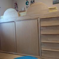 Letto singolo - salvaspazio