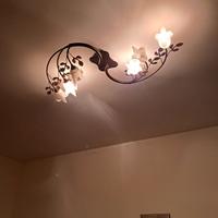 lampadari ferro battuto e cristallo made in italy