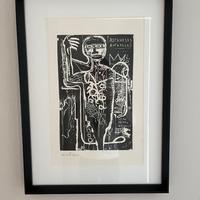 Jean-Michel Basquiat incisione firmata