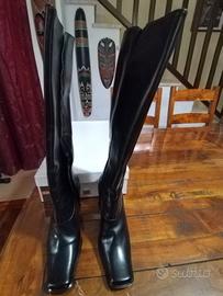 stivali in pelle Cinti n 36 mai indossati 