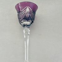 Servizio bicchieri da vino cristallo h. 18.5cm