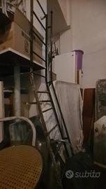 Scala in ferro mt 4,00x0,37 con corrimano