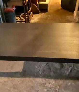 tavolo basso da salotto legno scuro