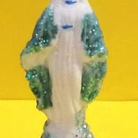 Statua madonna di Lourdes barometrica 18 cm