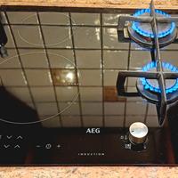 piano induzione mista aeg