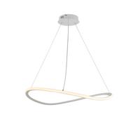 Sospensione Moderna Darwin Plastica Bianca Led 40W