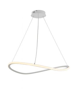 Sospensione Moderna Darwin Plastica Bianca Led 40W