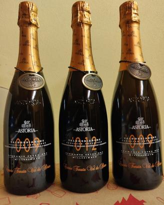 Tris bottiglie Astoria Valdobbiadene Prosecco