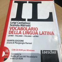 Vocabolario lingua latina Castiglioni Scevola