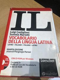 Vocabolario lingua latina Castiglioni Scevola