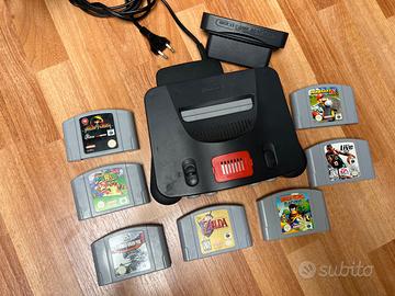 Nintendo 64 console  + Mario e 2 joypad + Espansio