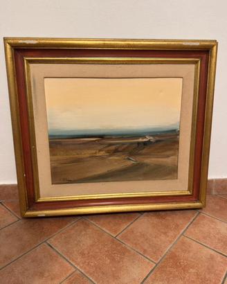 Dipinto Paesaggio Moderno, Firmato canzi