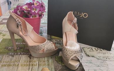 Tacchi alti Liu Jo strass cerimonia new gioiello