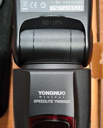Flash Yongnuo speedlite YN565EX per Canon