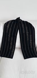 Sciarpa Roccobarocco nera e oro