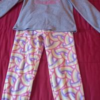 Set composto da due pigiami bambina in pile