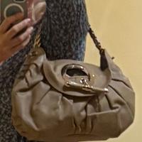 Christian Dior Hobo round Lock shoulder bag beige