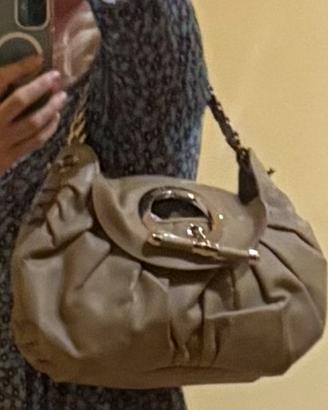 Christian Dior Hobo round Lock shoulder bag beige