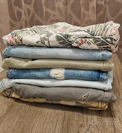 Lotto 7 paia di pantaloni corti