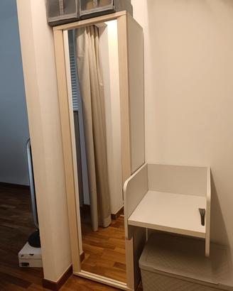 scarpiera con specchio 
