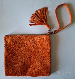 pochette velluto, interno animalier