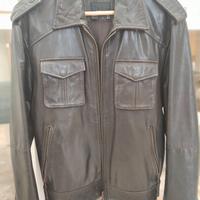 Giubbino Zara Man in Cuoio 100%