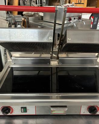 Piastra doppia in vetroceramica