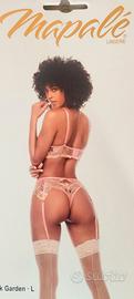 SET 3 pezzi LINGERIE MAPALĖ. Reggiseno Reggicalze