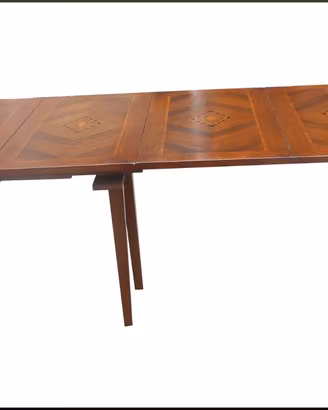 Tavolo scrittoio classico in noce allungabile