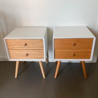 2 Comodini in Rovere e Laminato