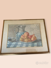 Quadro 1940 Era Fascista Anno XVIII Olio su Tela
