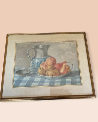 Quadro 1940 Era Fascista Anno XVIII Olio su Tela