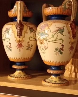 coppia vasi ceramica  .