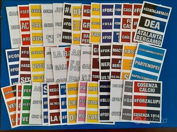 40 Figurine slogan calciatori panini 22023 2024