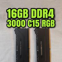 16 GB RAM ddr4 corsair vengeance pro RGB 