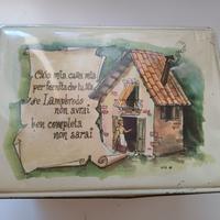 Scatola latta Lampbrodo anni 50