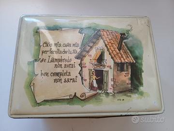 Scatola latta Lampbrodo anni 50