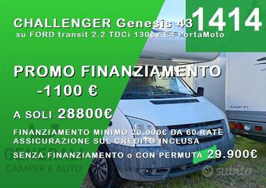 CAMPER CHALLENGER FORD MANSARDATO 6 POSTI DINETTE 