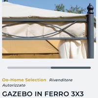 Gazzebo per giardino