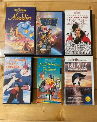 VHS Disney e altri