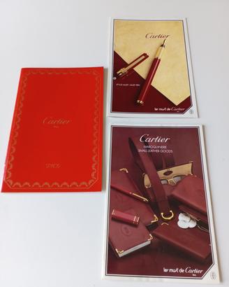 Lotto catalogo Cartier Stylos
