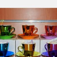 6 tazzine con piattino brandani