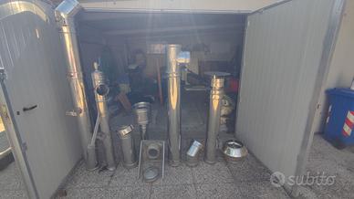 Canna fumaria acciaio inox per caldaie e stufe